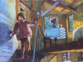il soppalco - olio su tela - 2010