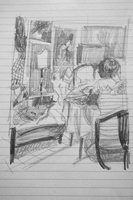 figura di spalle